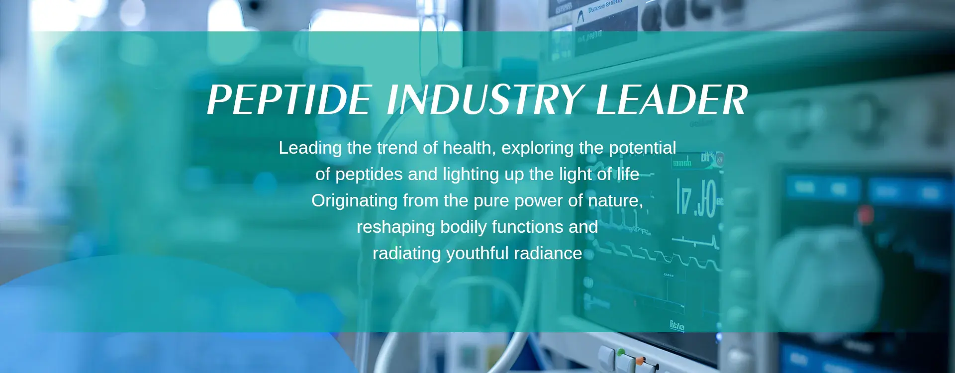 Beauty peptide banner