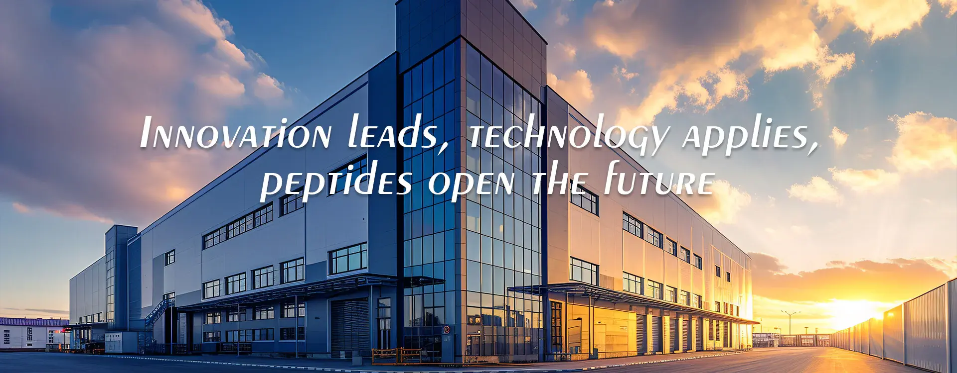 Peptide products banner